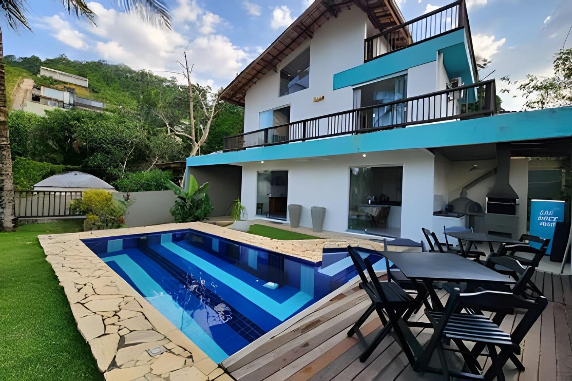 Bela Casa De 4 Suites Com Piscina E Vista - Curral 伊利亚贝拉 外观 照片